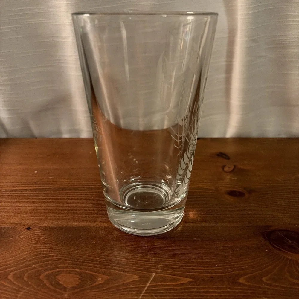 Red Lobster Glass Tumbler Frosted Lobster Logo 12 oz Advertising - Picture 2 of 6